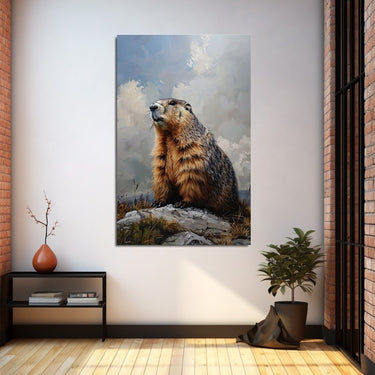 Animal Oil Painting on Canvas